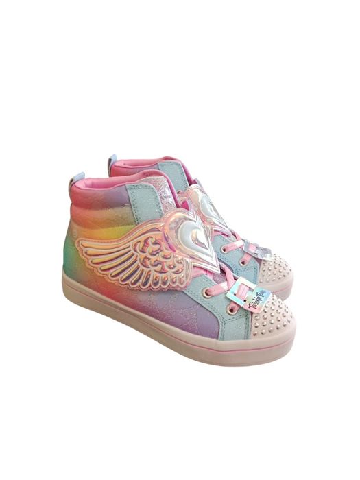 Skechers rainbow 33 кросівки високі для дівчинки
