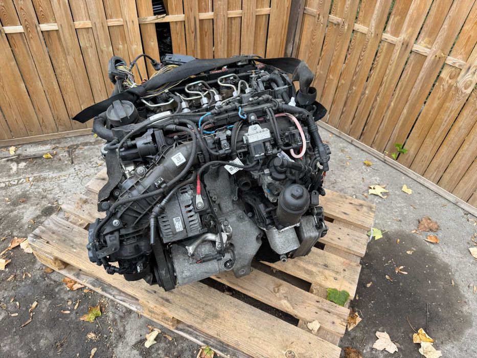 silnik b47d20a 2.0 bmw f10 f30 kompletny 89 tys