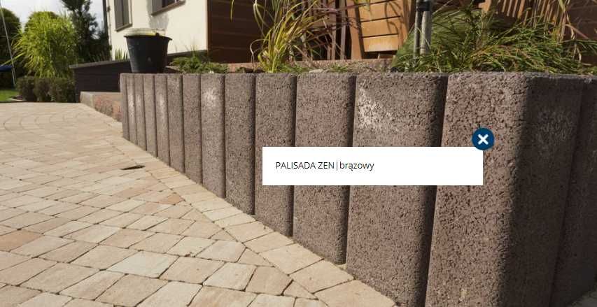 Palisada Zen, Szara i Grafitowa - Ogród, podjazd, chodnik, remont