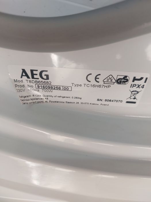 Сушильна машина Сушка сушарка AEG  8кг