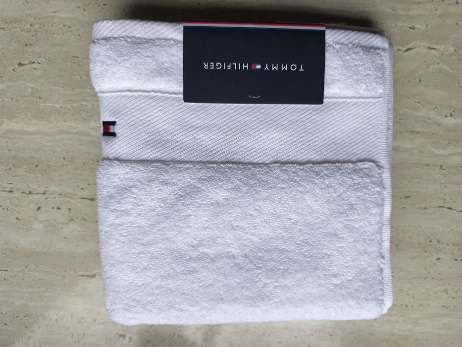 Ręczniki Tommy Hilfiger 3szt białe 50/100 100% cotton