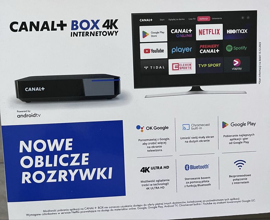 Nowy dekoder Canal+ box 4K