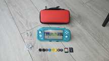 Konsola Nintendo Switch Lite + Etui + karta pamieci + grip