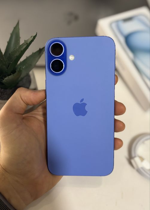 iPhone 16 plus 128GB Ultramarine (АКБ 100%, байпас)