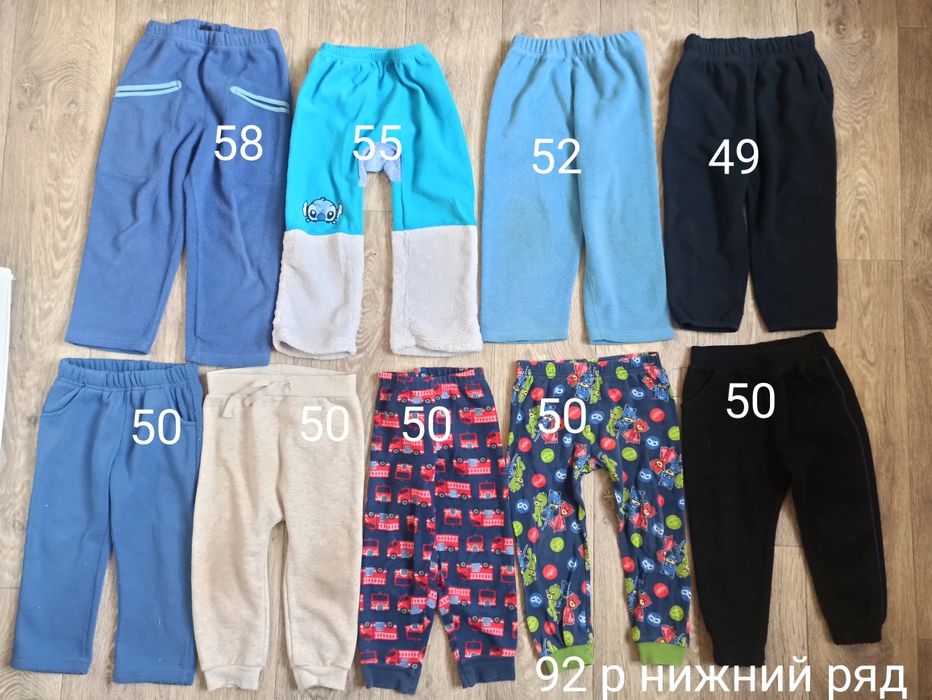 Пакет вещей на мальчика