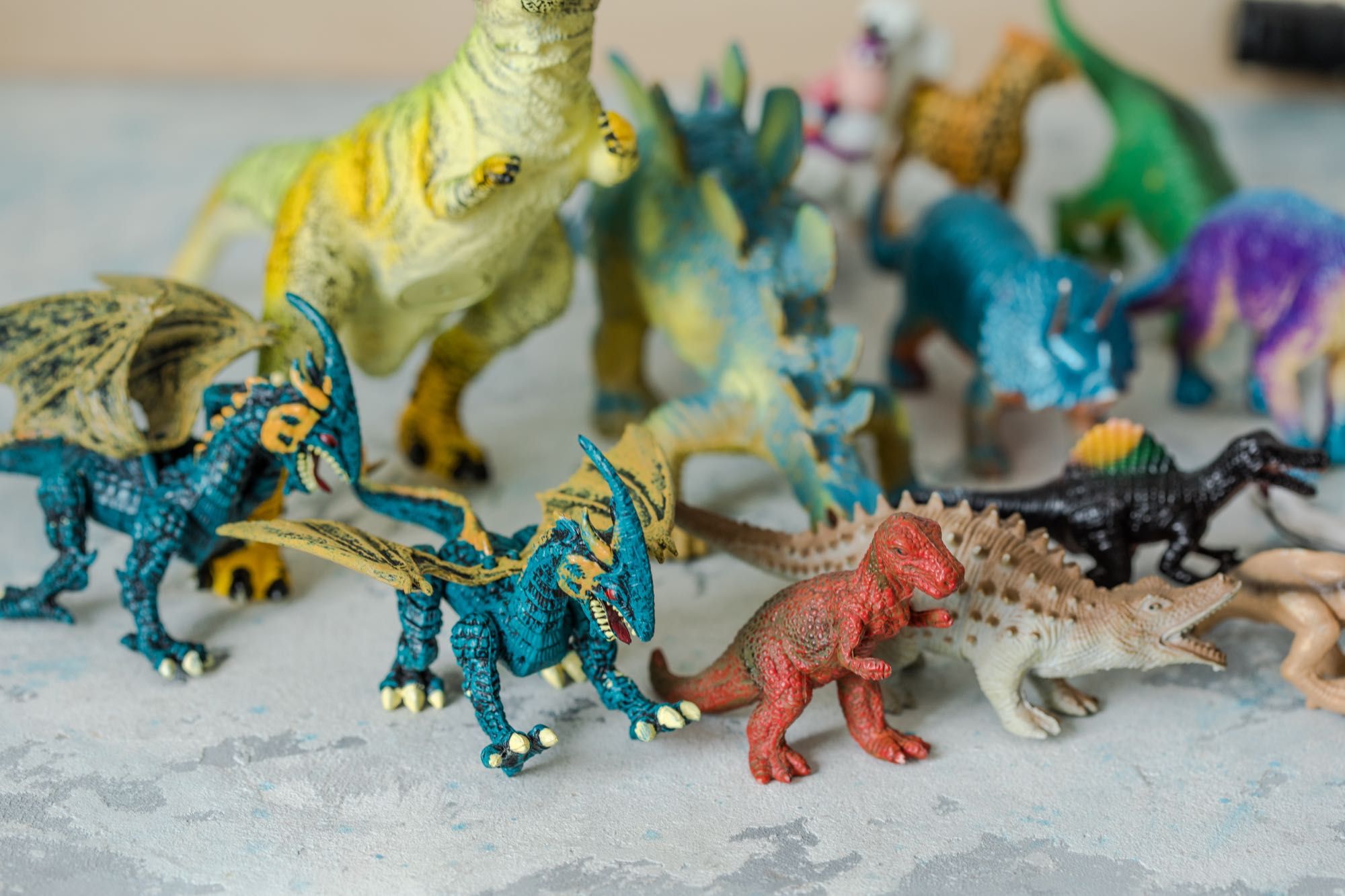 коллекция динозавров