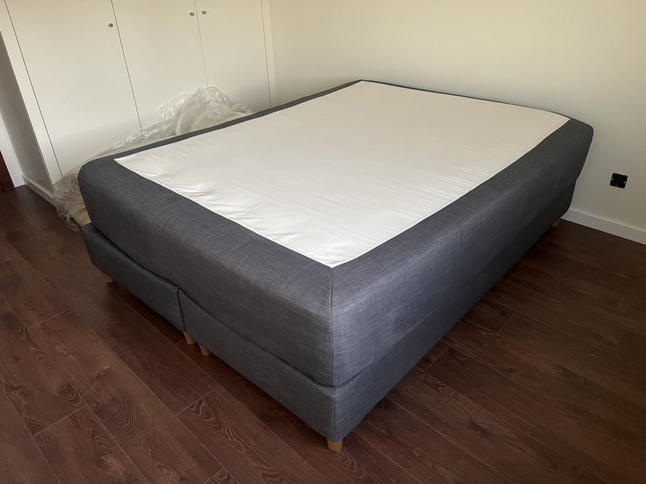 Vendo cama 160 x 200 cinza