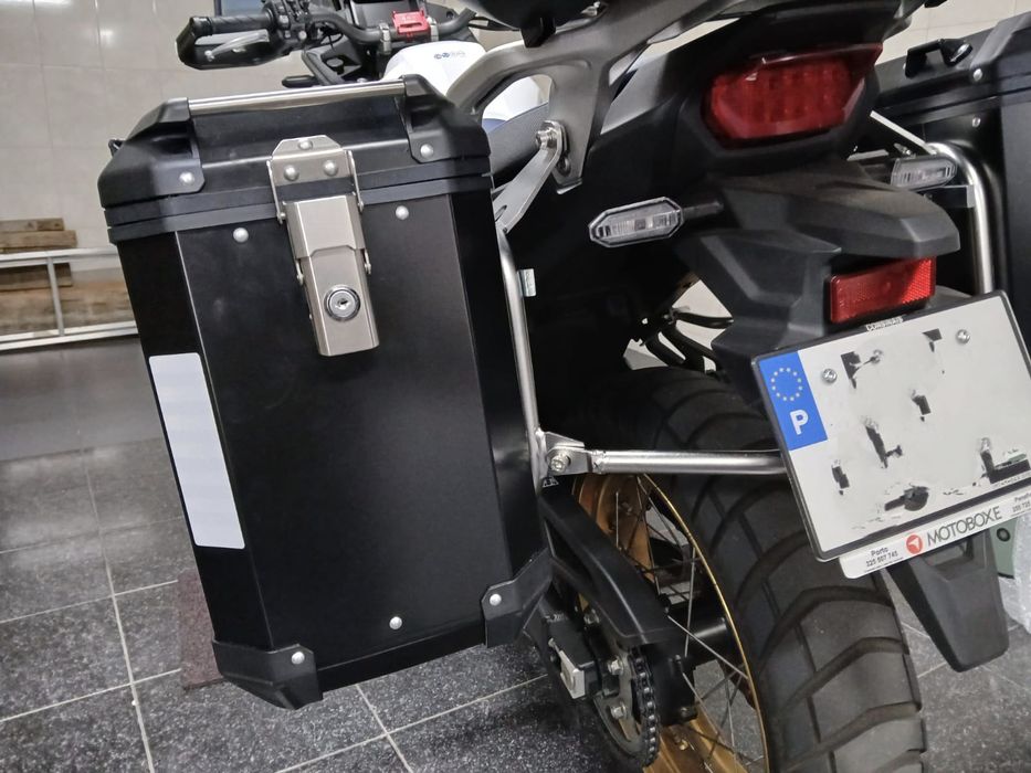 (NOVO) Malas Laterais + Top case Honda Transalp 750