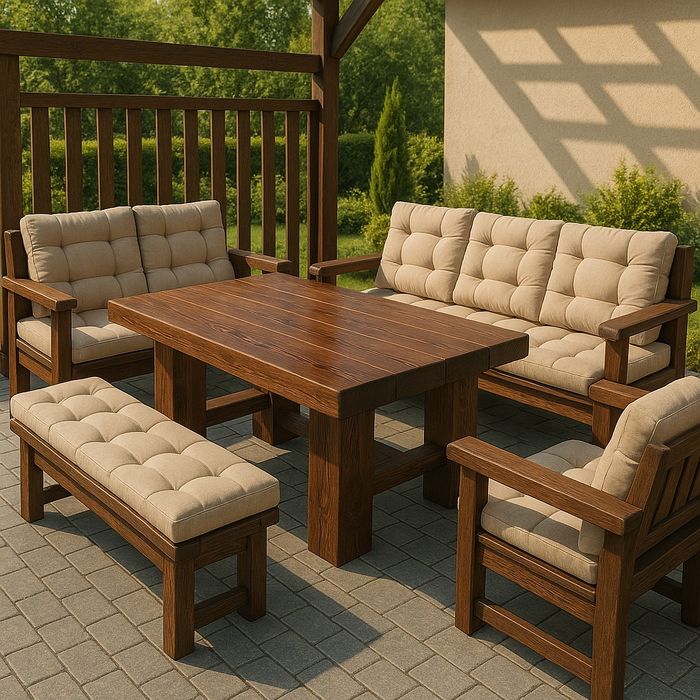 Meble ogrodowe drewniane nowoczesne i stylowe