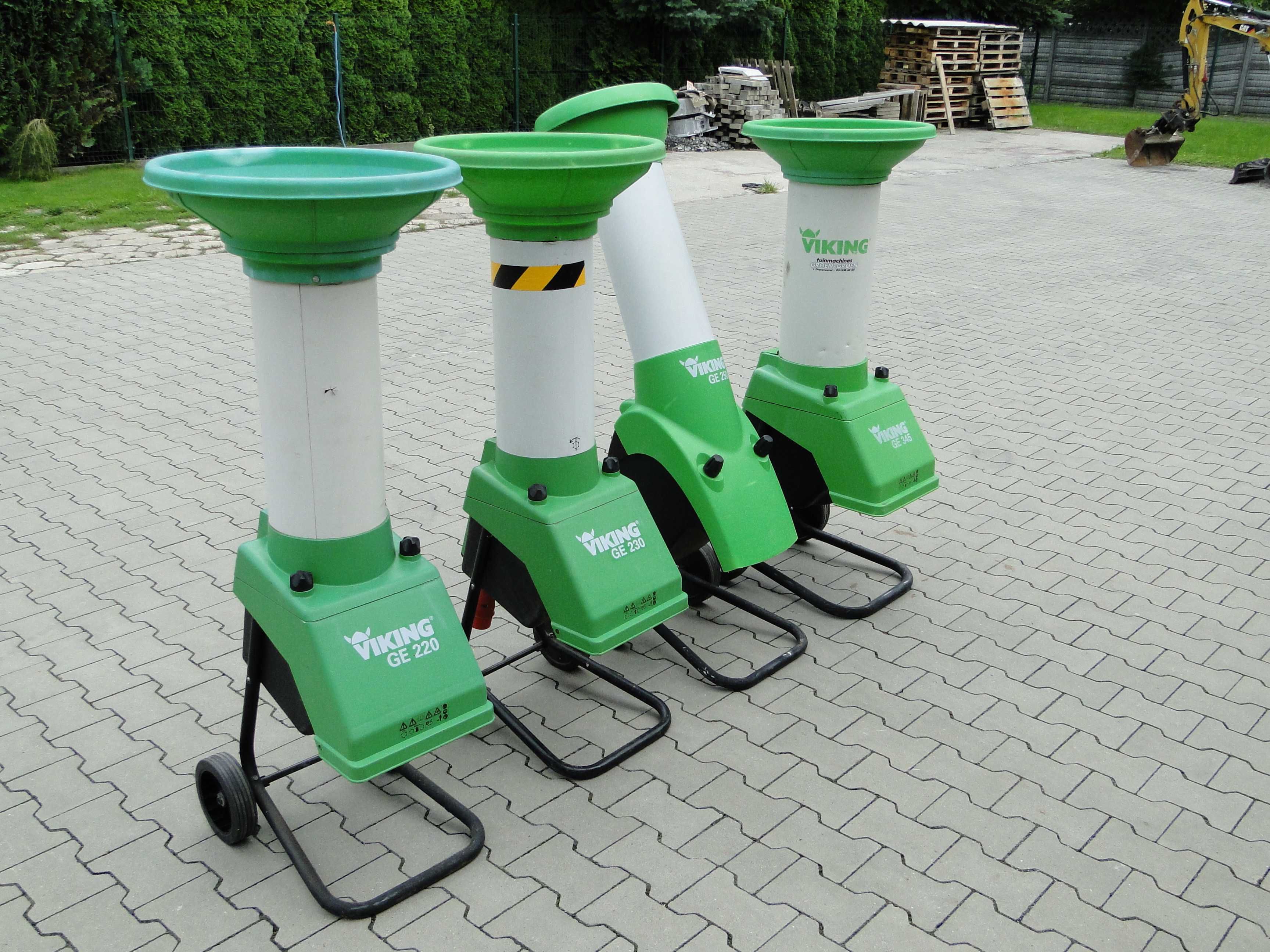 Rozdrabniacz do gałęzi rębak BOSCH ELIET VIKING STIHL CRAFT Germany