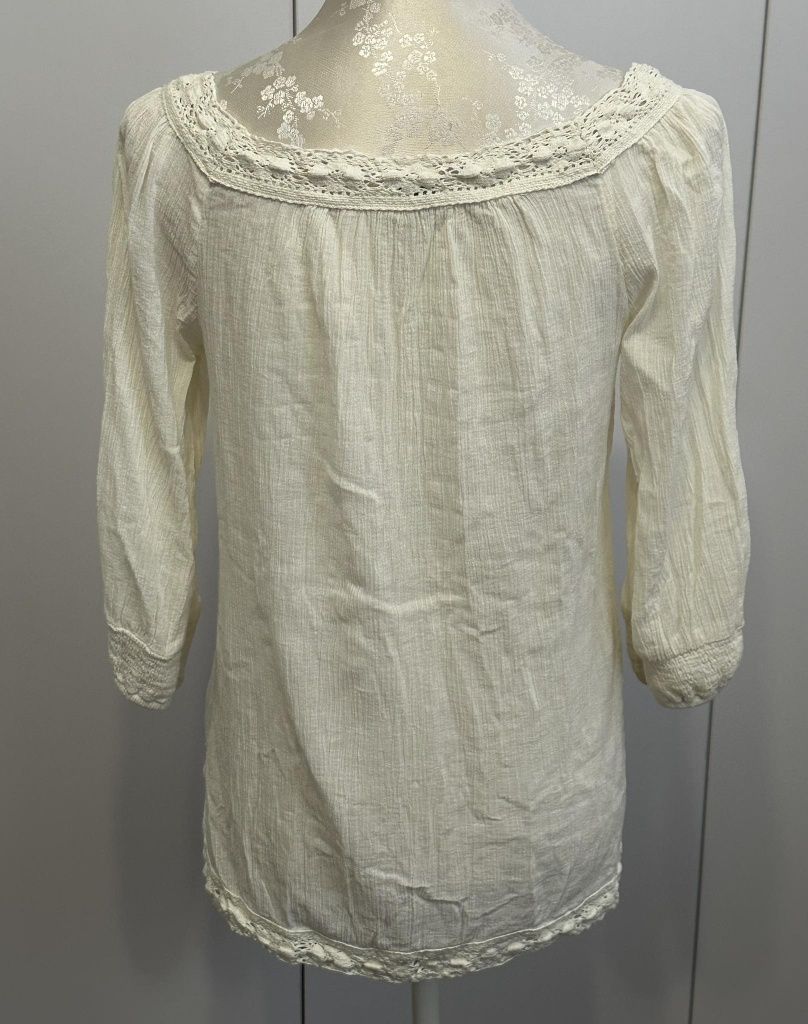 Bluzeczka bawełniana KappAhi r. 36-38 kremowa