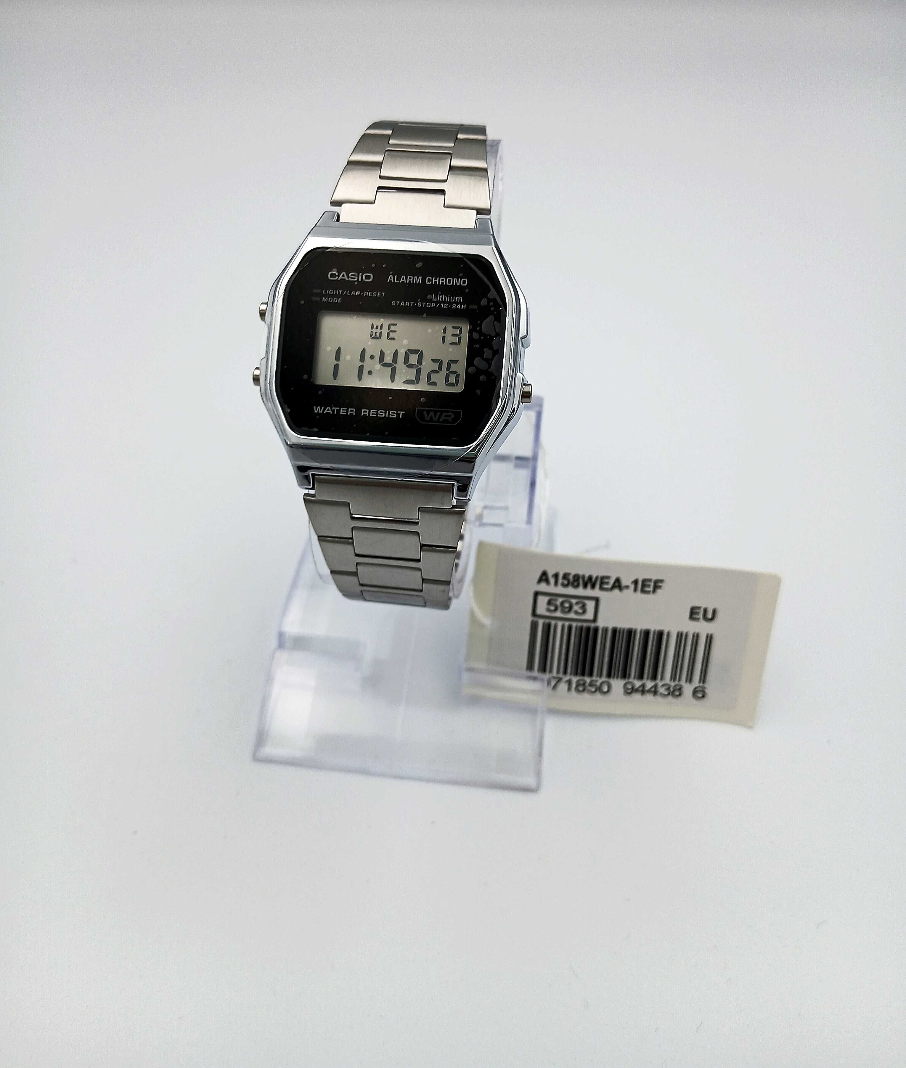 Zegarek męski CASIO Vintage A158WEA-1EF kultowy w stylu retro