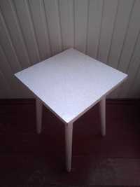 Табуретка біла для кухні, табурет, стілець, стул кухонний, висота 45см