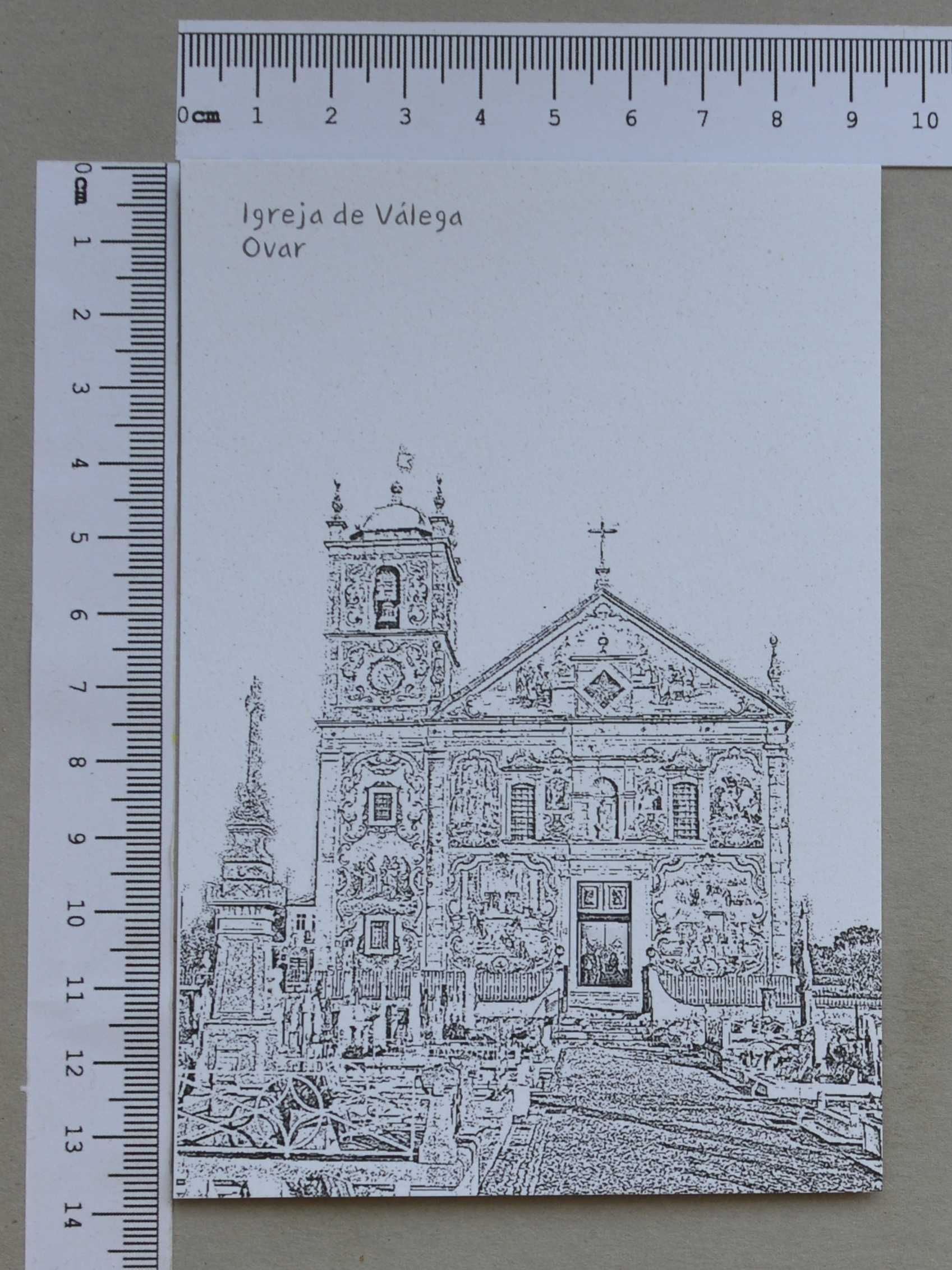 Postal - Igreja de Válega - Ovar - olx X00026