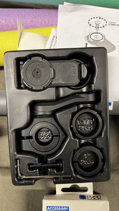 Hamdlebar Mount pro Quad lock + vibration