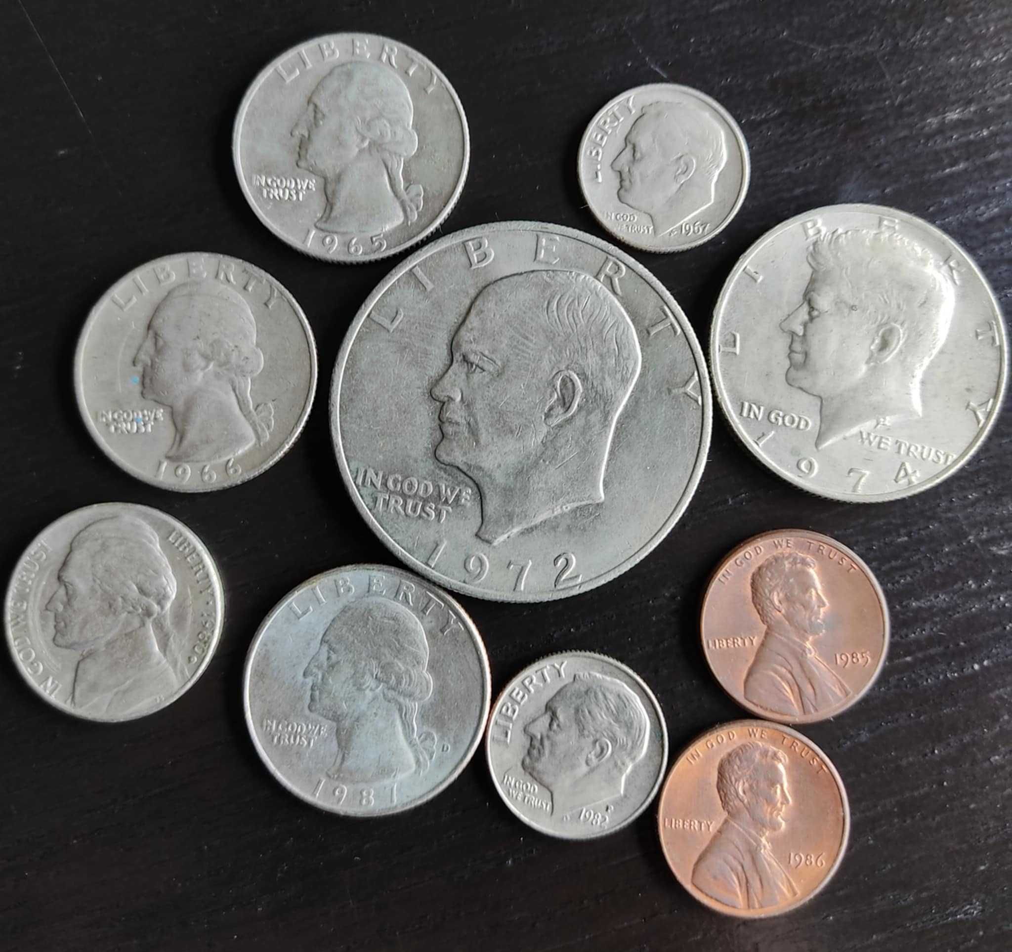 Conjunto de moedas dos EUA