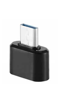 Adapter OTG USB typ C - USB czarny