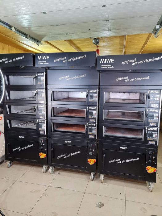 Печь Хлібопiч Miwe Condo подовая на камне с расстойкой на три яруса