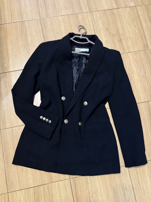 Чорний класичний піджак Zara р M