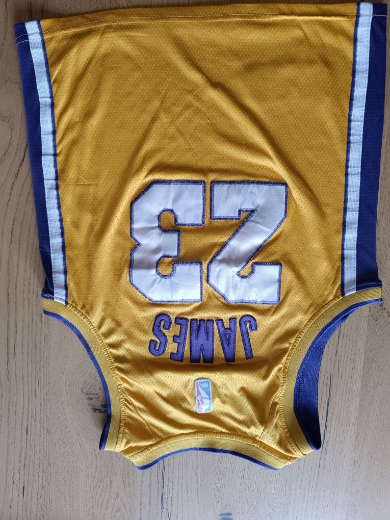 Koszulka Nike - LA Lakers. LeBron James róż. M 8-10 lat