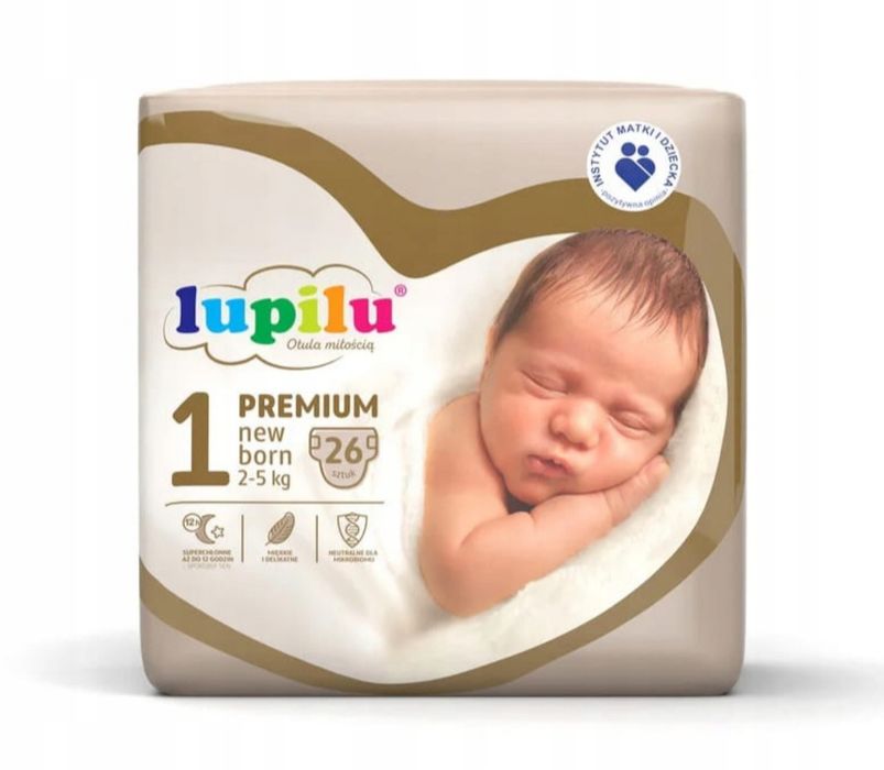 Pieluszki Lupilu 2-5 kg 2x26 szt