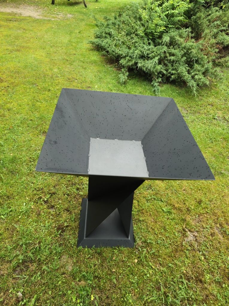 Palenisko Ogrodowe z rusztem i płytą nierdzewna 3mm GRILL BBQ