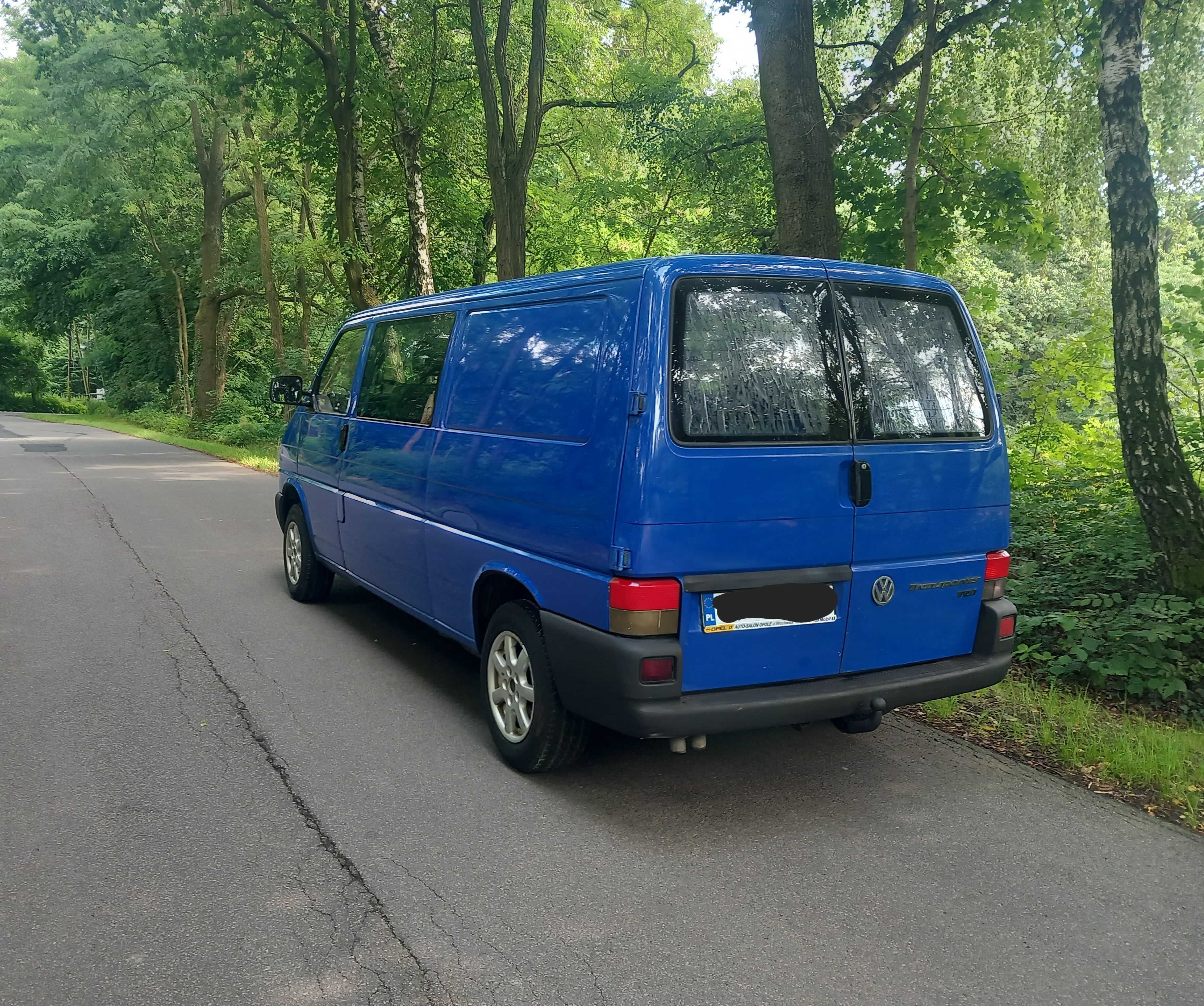 VW/Transporter/T4/Long/2.5 TDI/Klima/6 Osób/Automat/Alu15/Bez Korozji