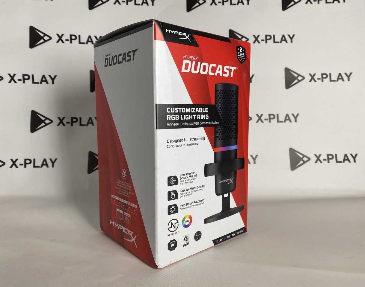 Уцінка: Мікрофон для ПК/ для стрімінгу, подкастів HyperX DuoCast