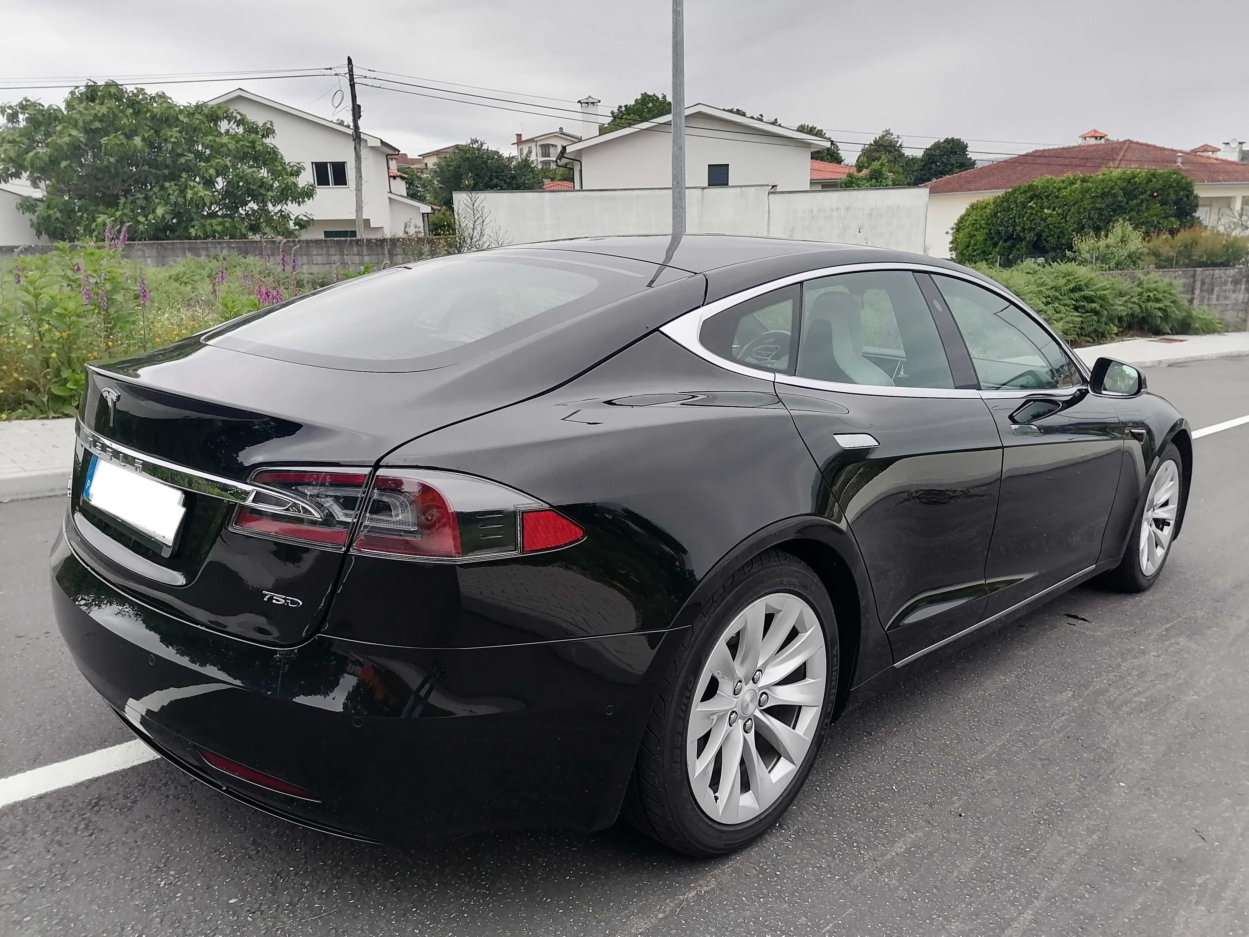 Tesla model s 75d dual motor 525cv  garantia Tesla  2026 sem limite km