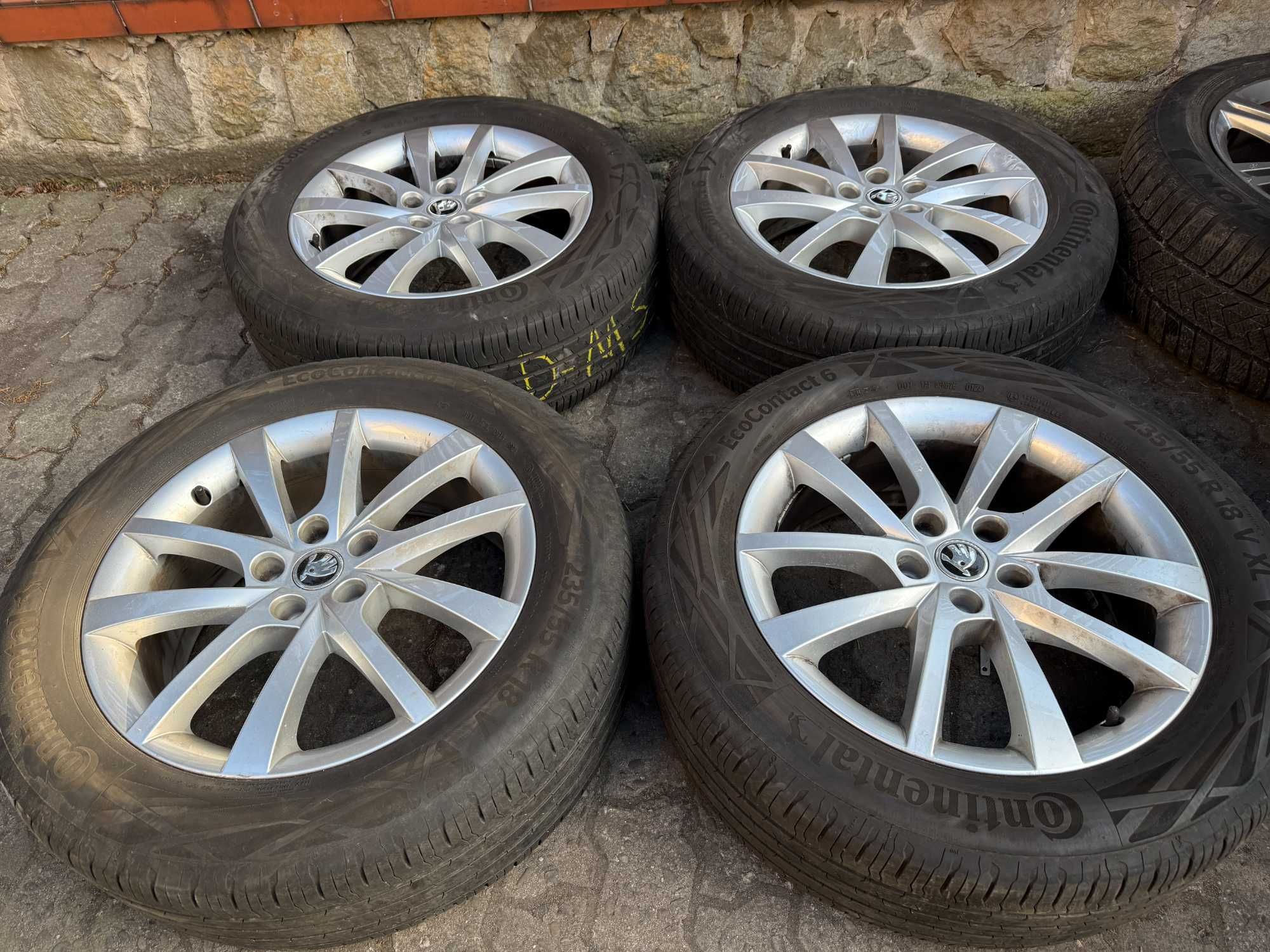 Felgi aluminiowe 18" 5x112 Skoda Kodiaq VW Tiguan Seat Tarraco
