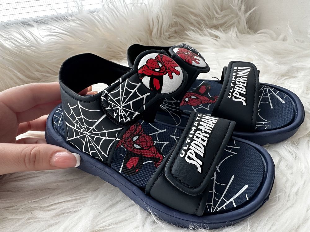 Босоніжки для хлопчика Спайдермен, Людина павук, літнє взуття