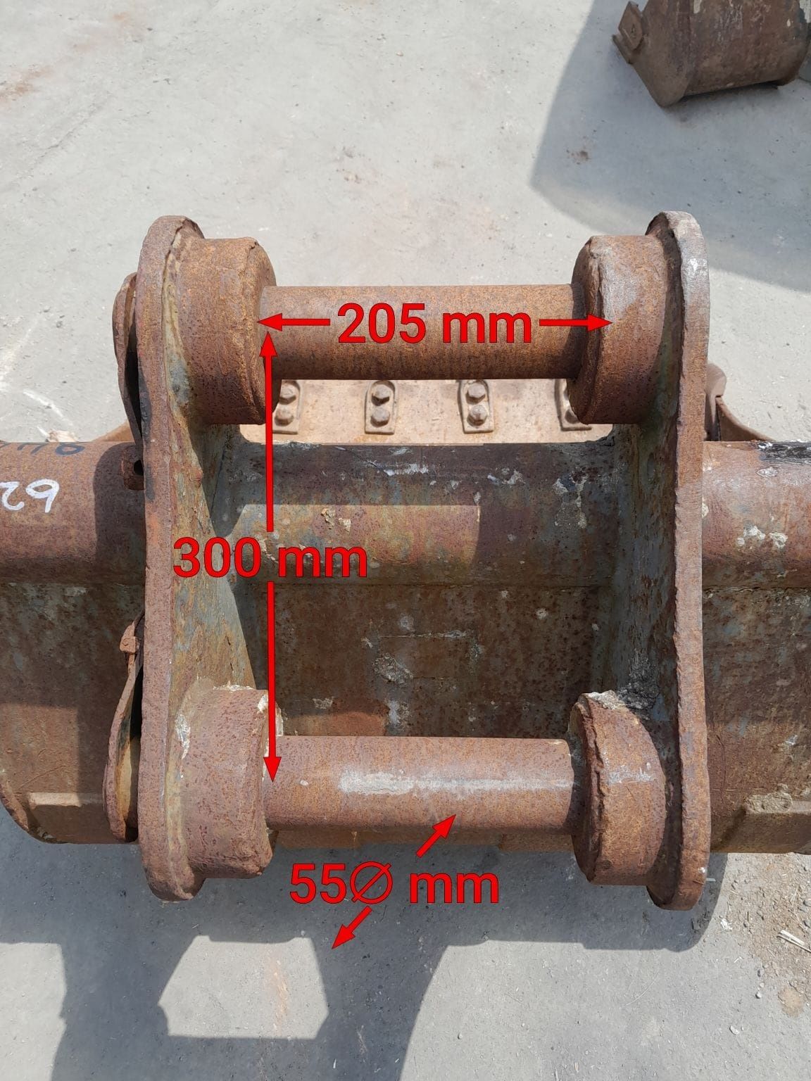 Lyzka 90cm fi55mm 410 lycha 90 cm  John Deere 310 315