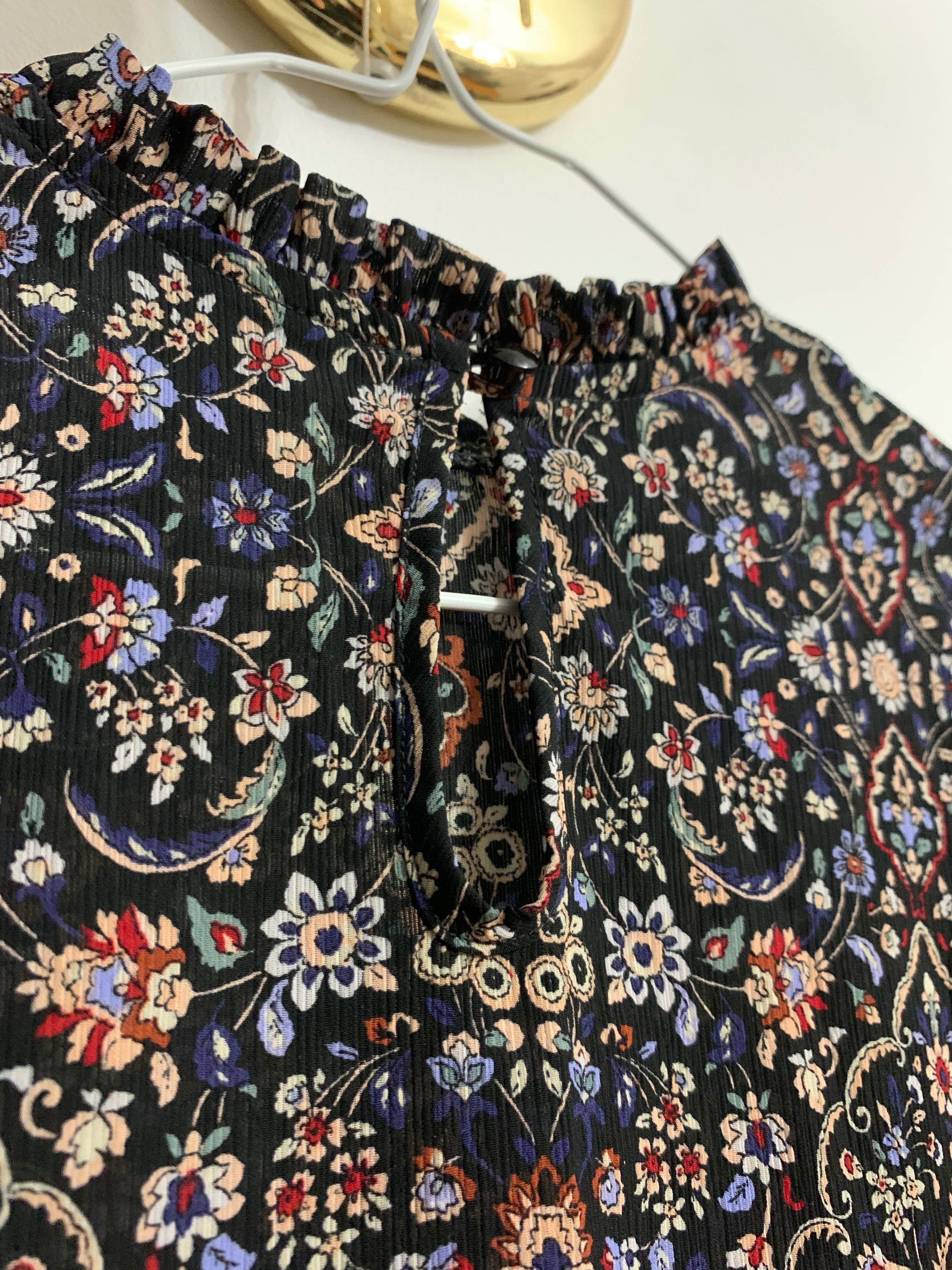 Bluzka boho z orientalnym wzorem
