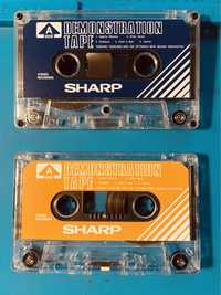Демонстраційні касети Sharp саморобні. ціна за дві.