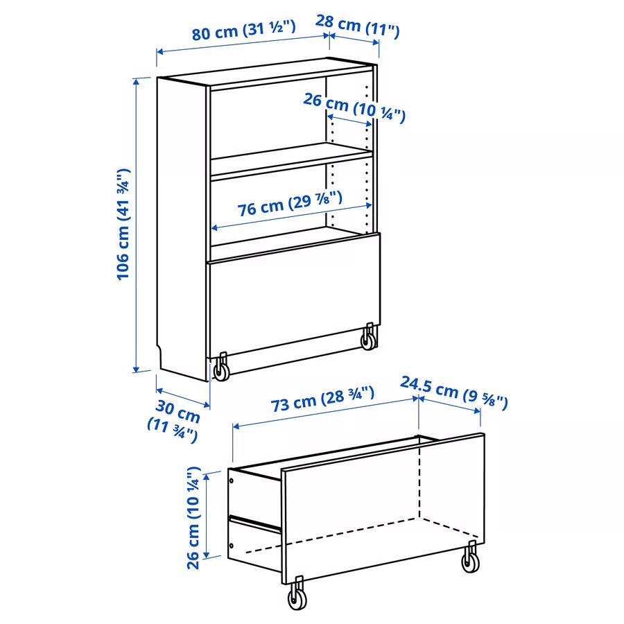 Estante Billy do Ikea