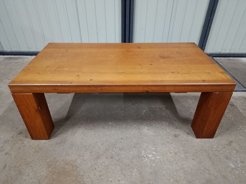 Stolik kawowy dębowy, ława drewniana