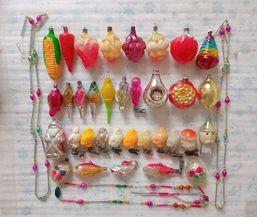 Ёлочные игрушки СССР