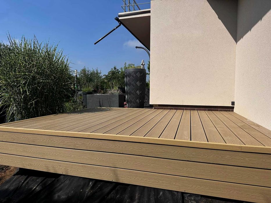 deska tarasowa kompozytowa PACO 3D brąz szary grafit antracyt 5,8m mb