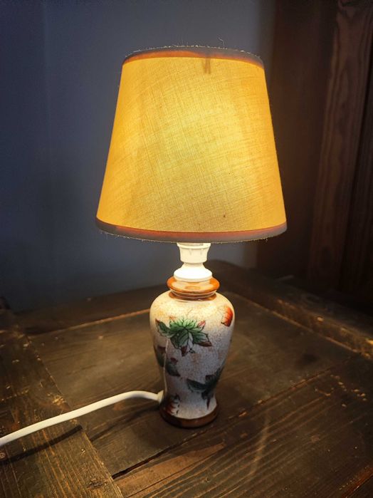 Stara francuska mała lampka Vintage