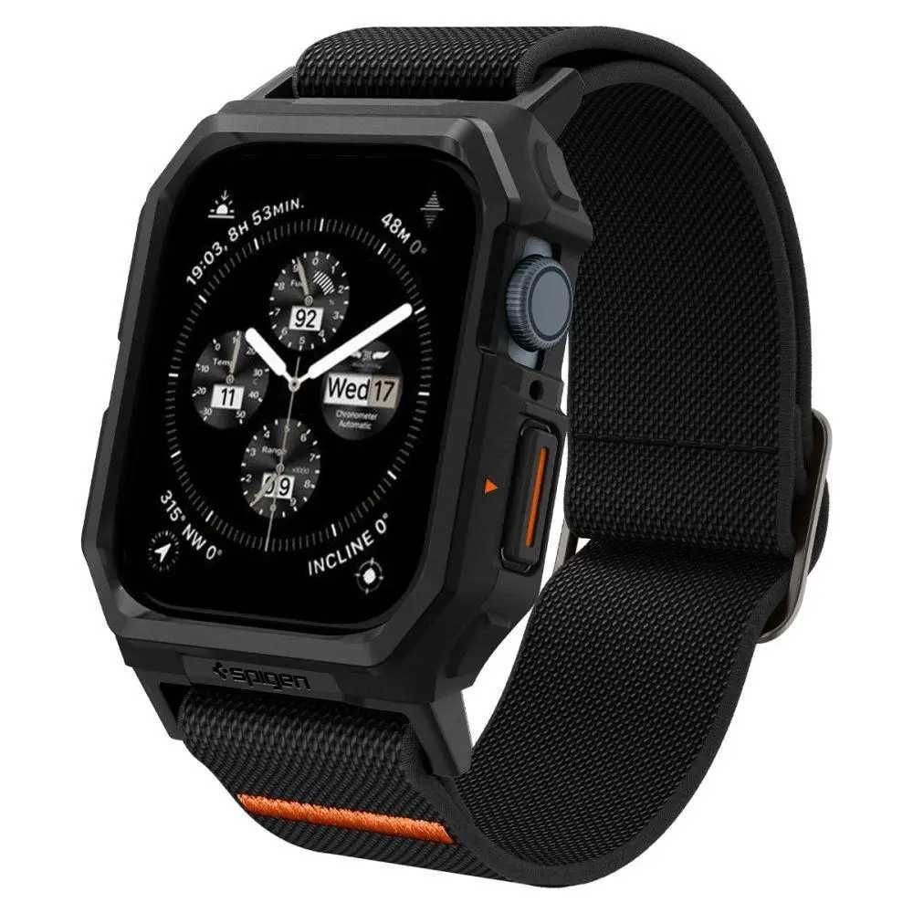 Чехол с ремешком Spigen Lite Fit Pro для Apple Watch  Black