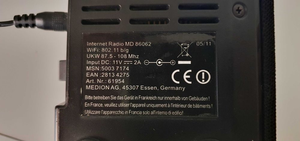 Radio internetowe Medion MD 86062