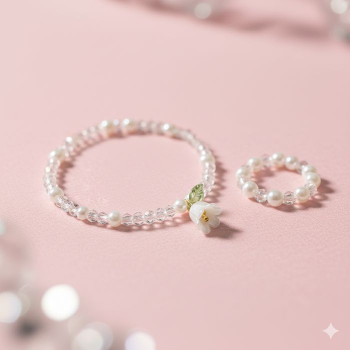 Комплект з браслета і кільця