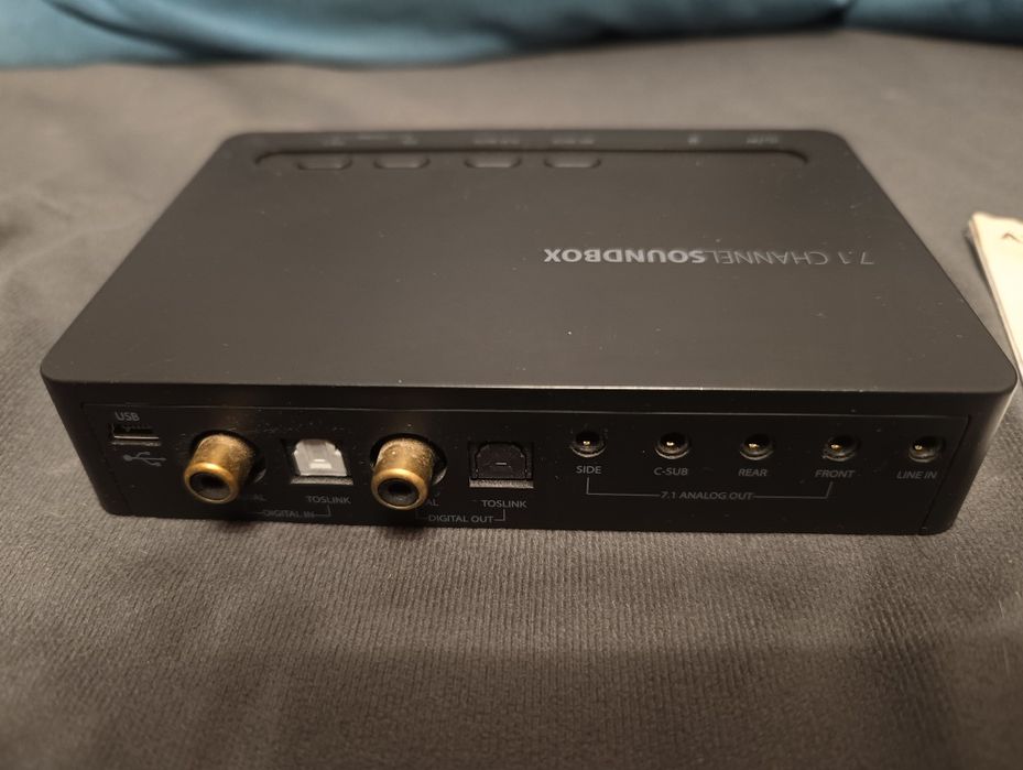 Axagon ADA-71 7.1 Channel Soundbox zewnętrzna karta dźwiękowa