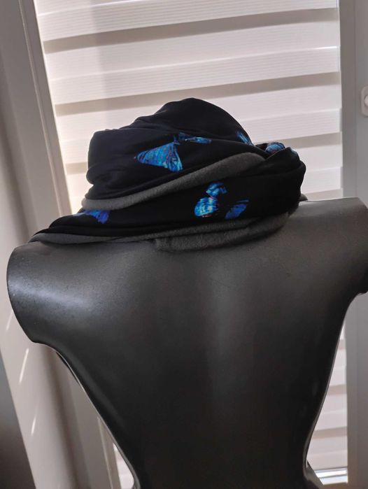 Szalik z nadrukiem motyle