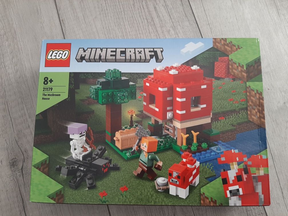 LEGO Minecraft 21179 Dom w grzybie +8 lat