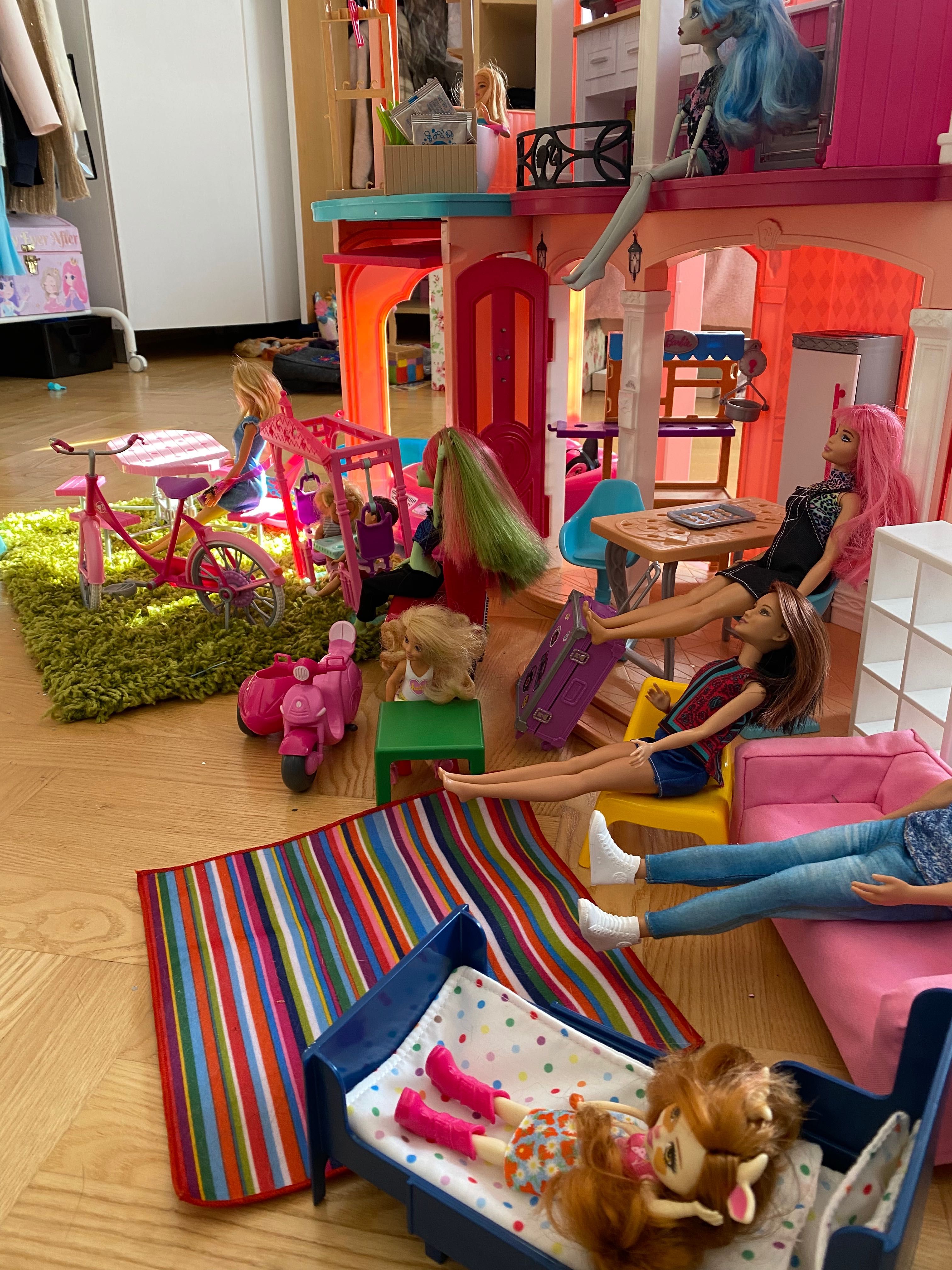 Willa dom domek Barbie i akcesoria - full