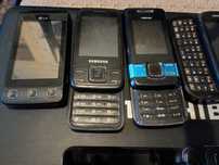 7 sztuk telefonów retro. LG, Alcatel, Nokia, Samsung.