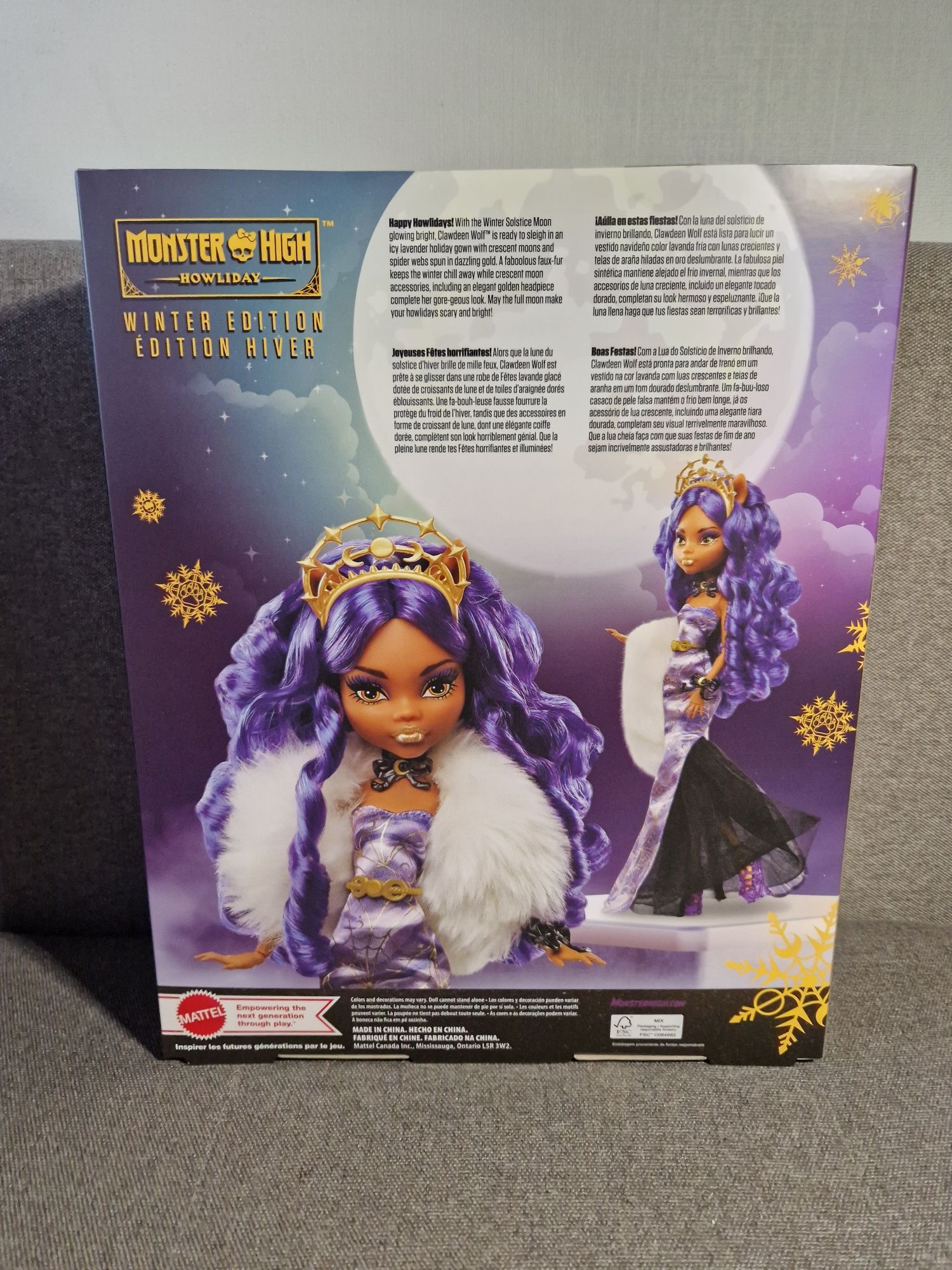 Лялька monster high howliday Clawdeen wolf Клодін Вульф монстер