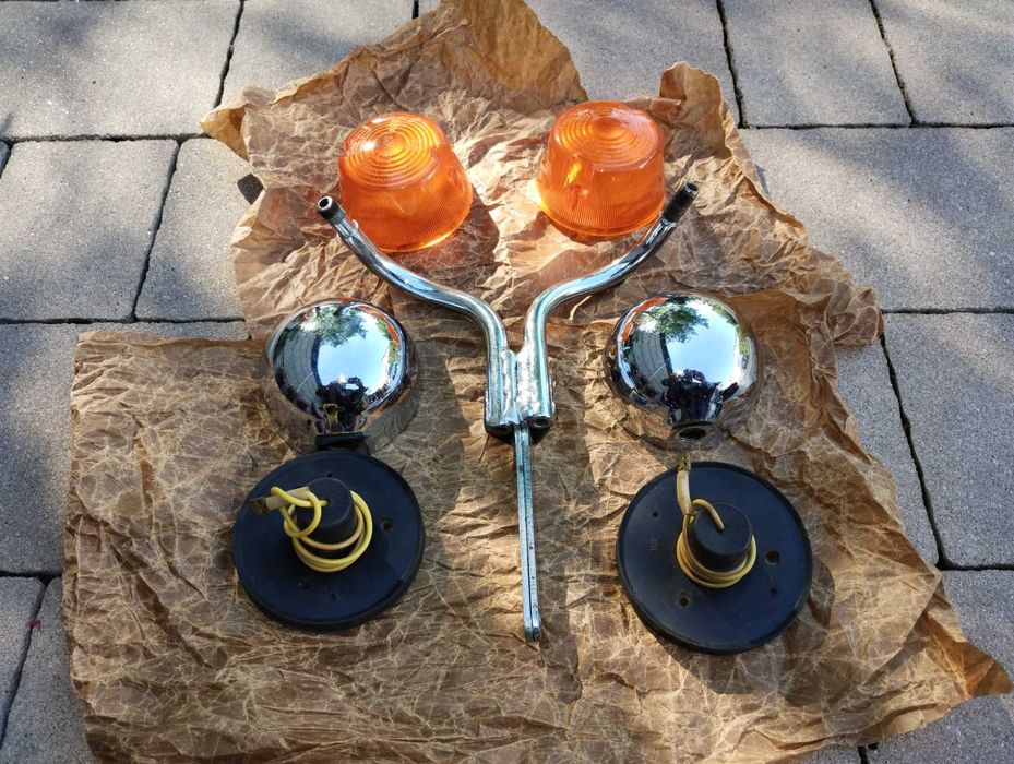 Wsk dudek kierunkowskazy sport chrom bańki