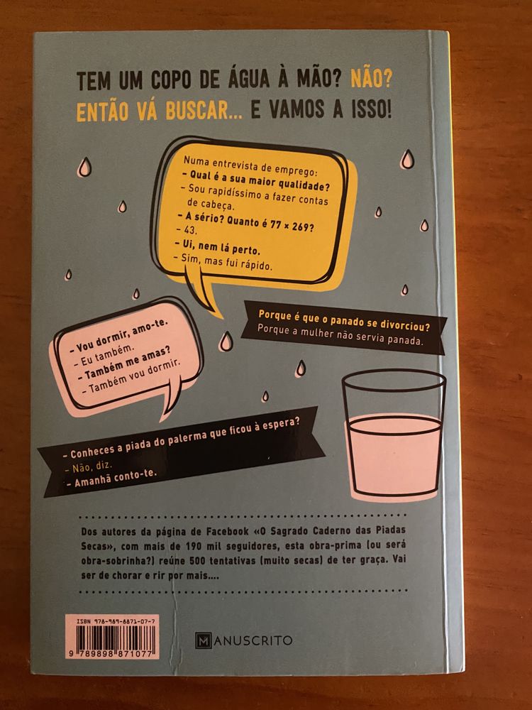 Livro “O caderno das piadas secas”